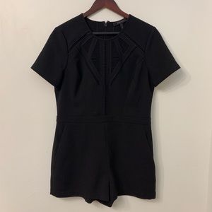 Black BCBG Romper with Pockets | Size 12